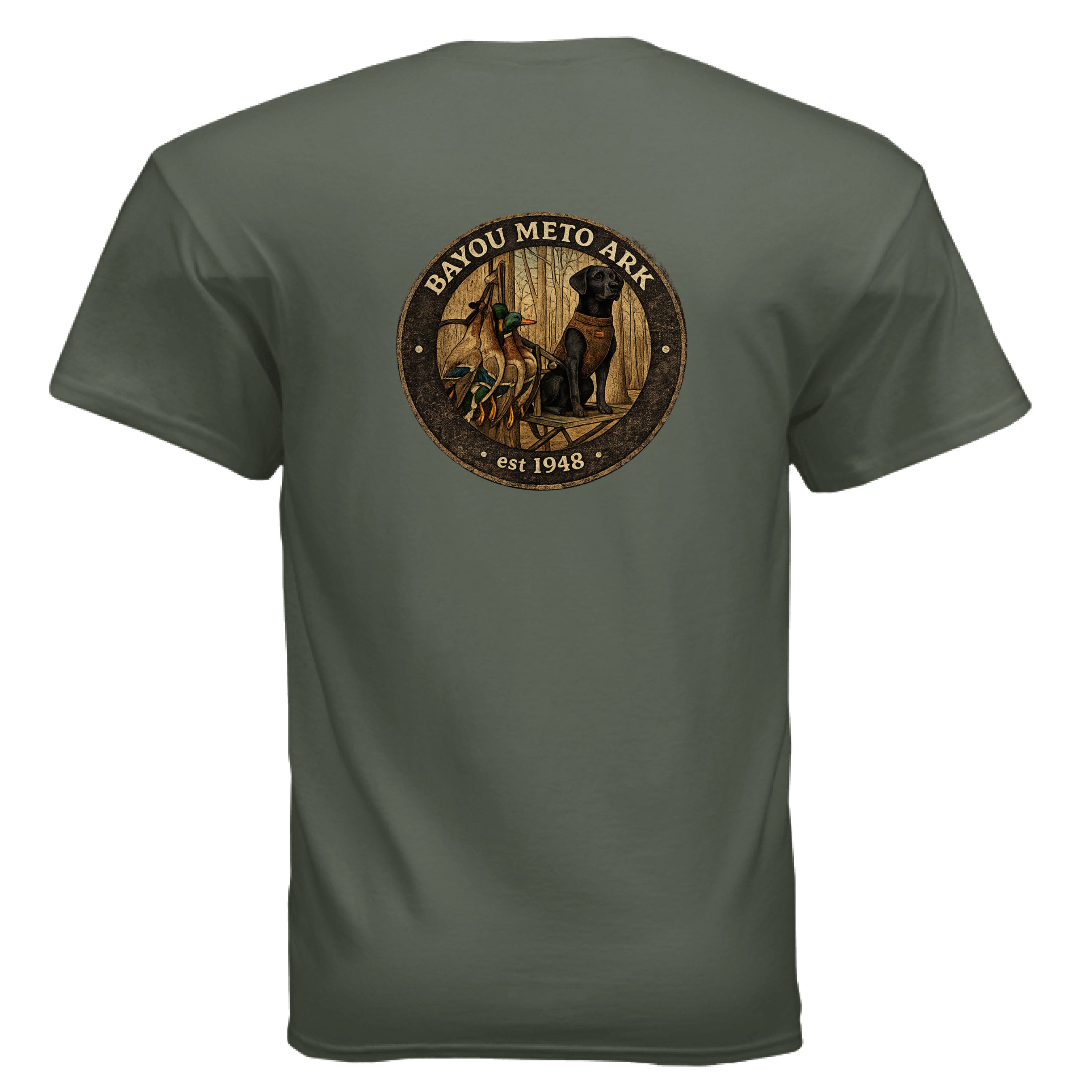 MILITARY GREEN - BACK
